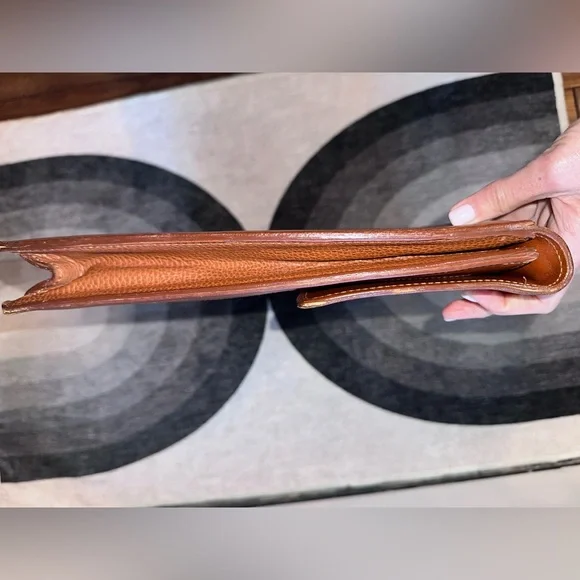 BALLY Vintage Italian Leather Briefcase Cognac Executive Lock Case - Collector - Picture 5 of 15